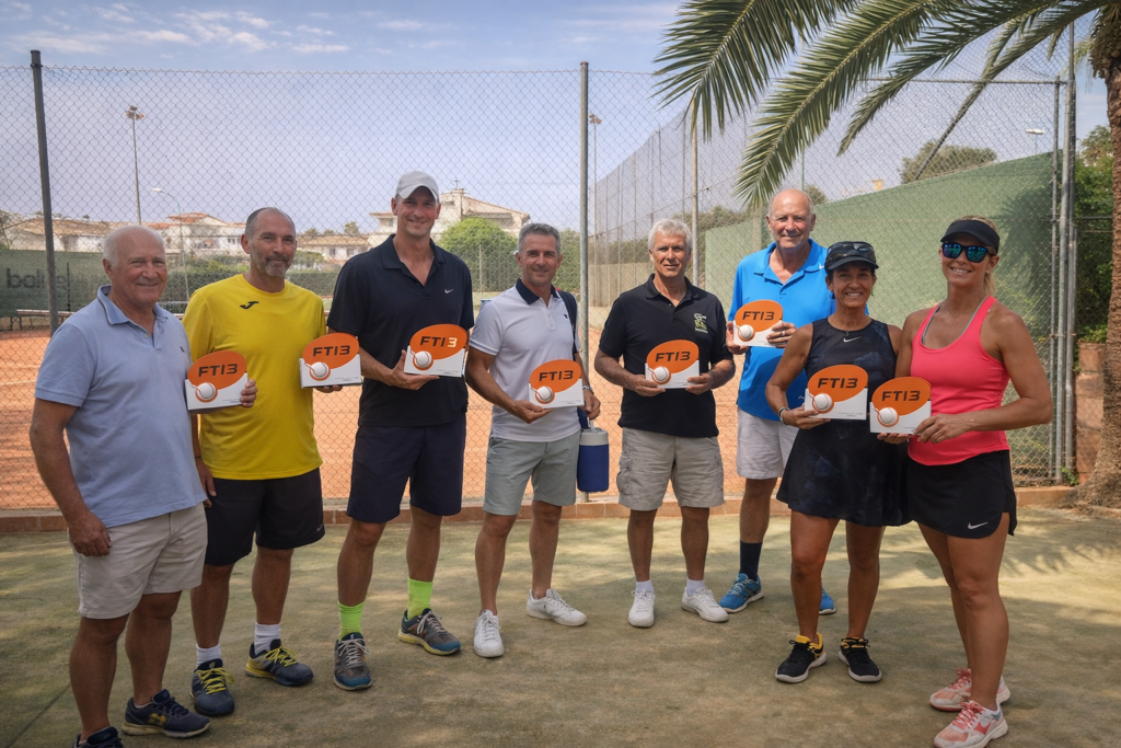 Competición de tenis por niveles para niños y adultos en Marratxi